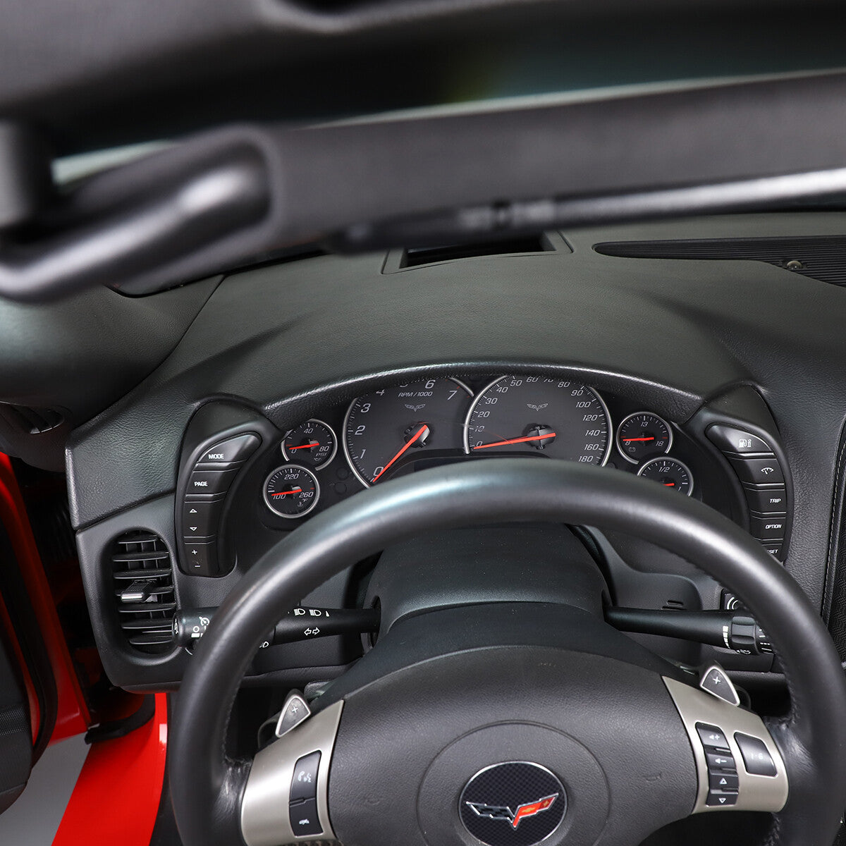 ABS Carbon Fiber Interior Decor Accessories Cover Trim For Corvette C6 2005-13 29