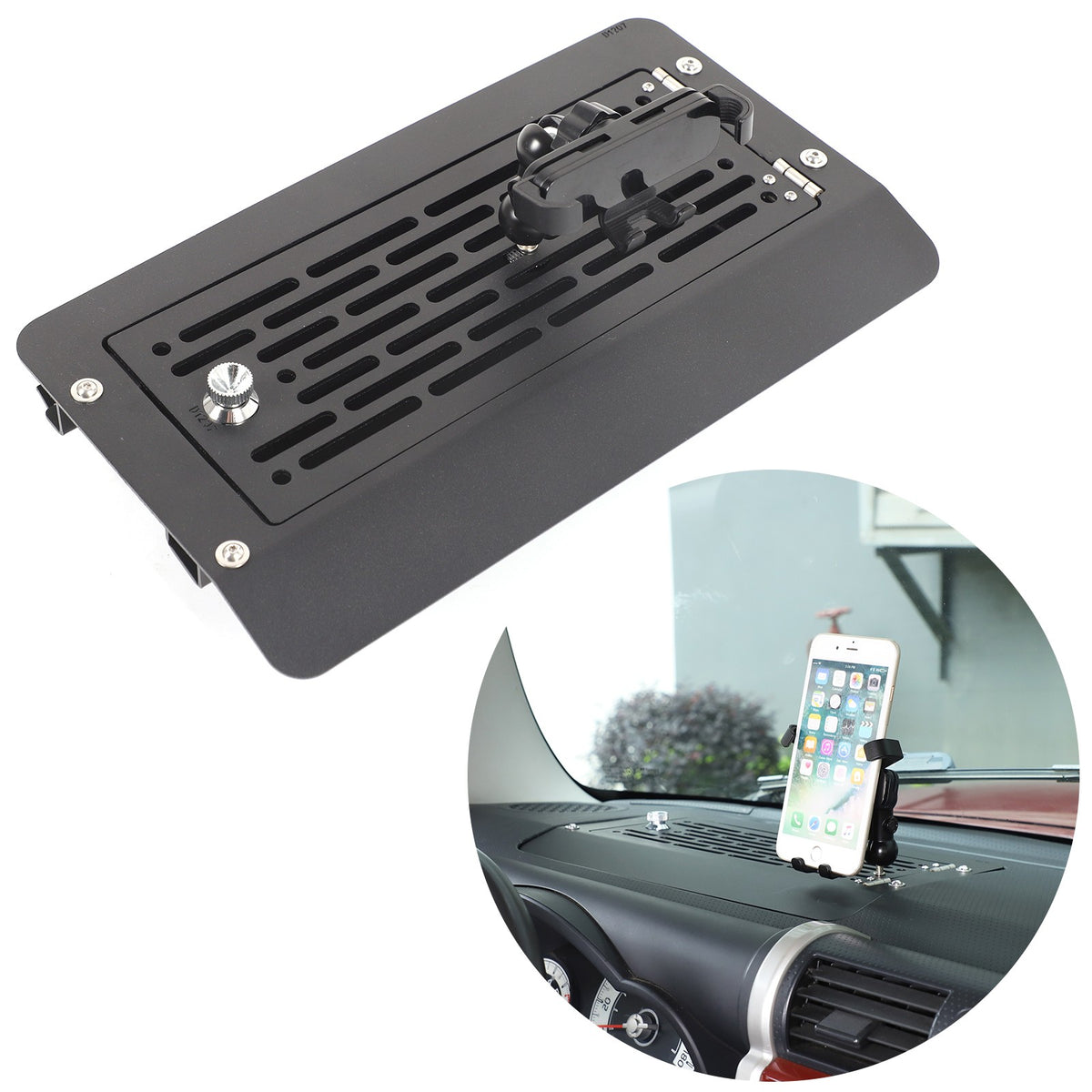 Phone Holder with Dashboard Password Box For Toyota FJ Cruiser 2007-21 13