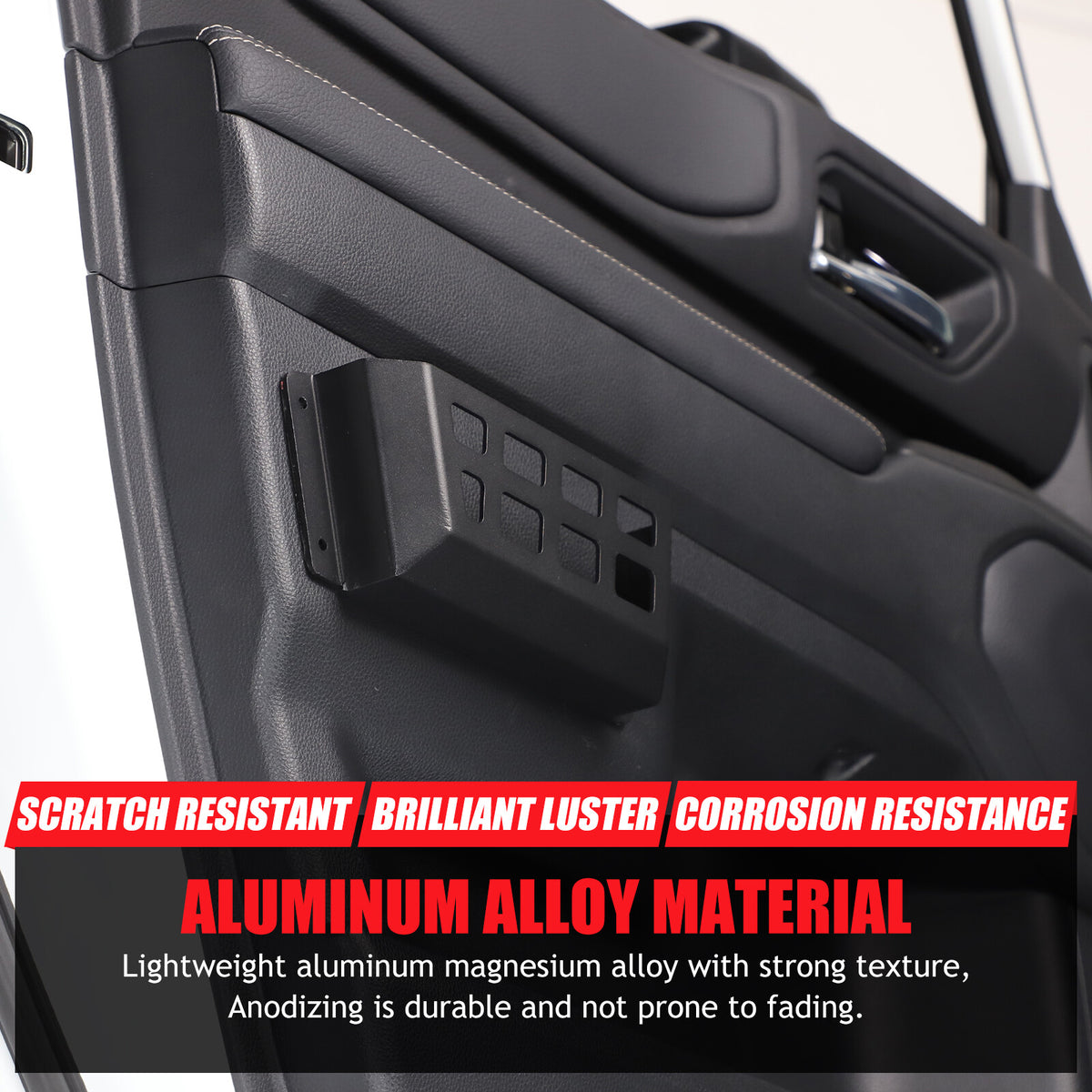 Black Car Door Storage Box Molle Panel Basket For Toyota Land Cruiser LC250 24+ 16
