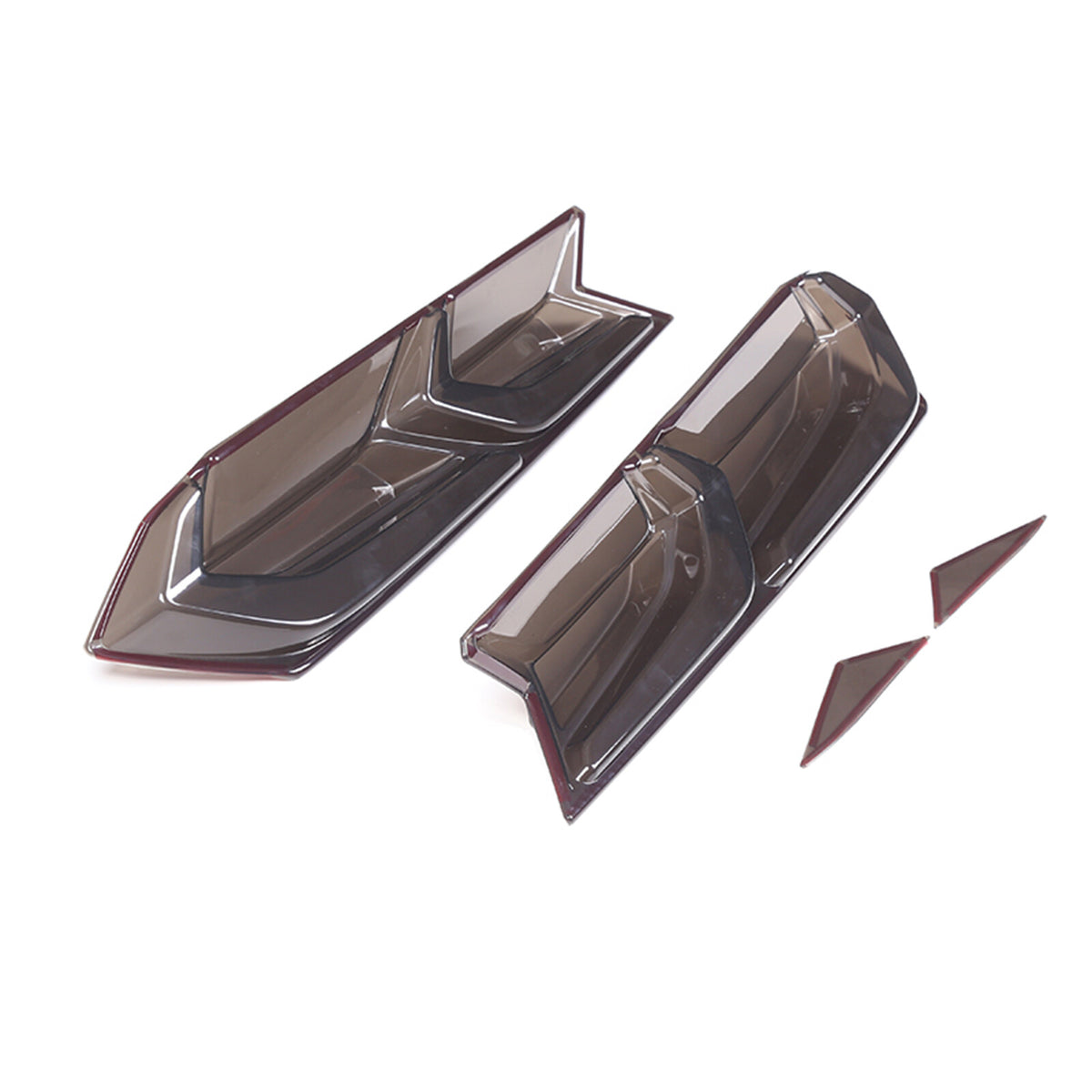 Smoked Tail light Rear Light Blackout LensCover Trim For Corvette C8 2020-26 12