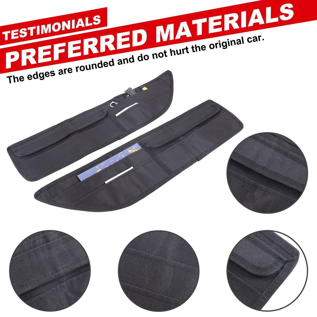 Front Door Storage Hanging Bag Tray For Mazda MX-5 Miata 2016-2023 21
