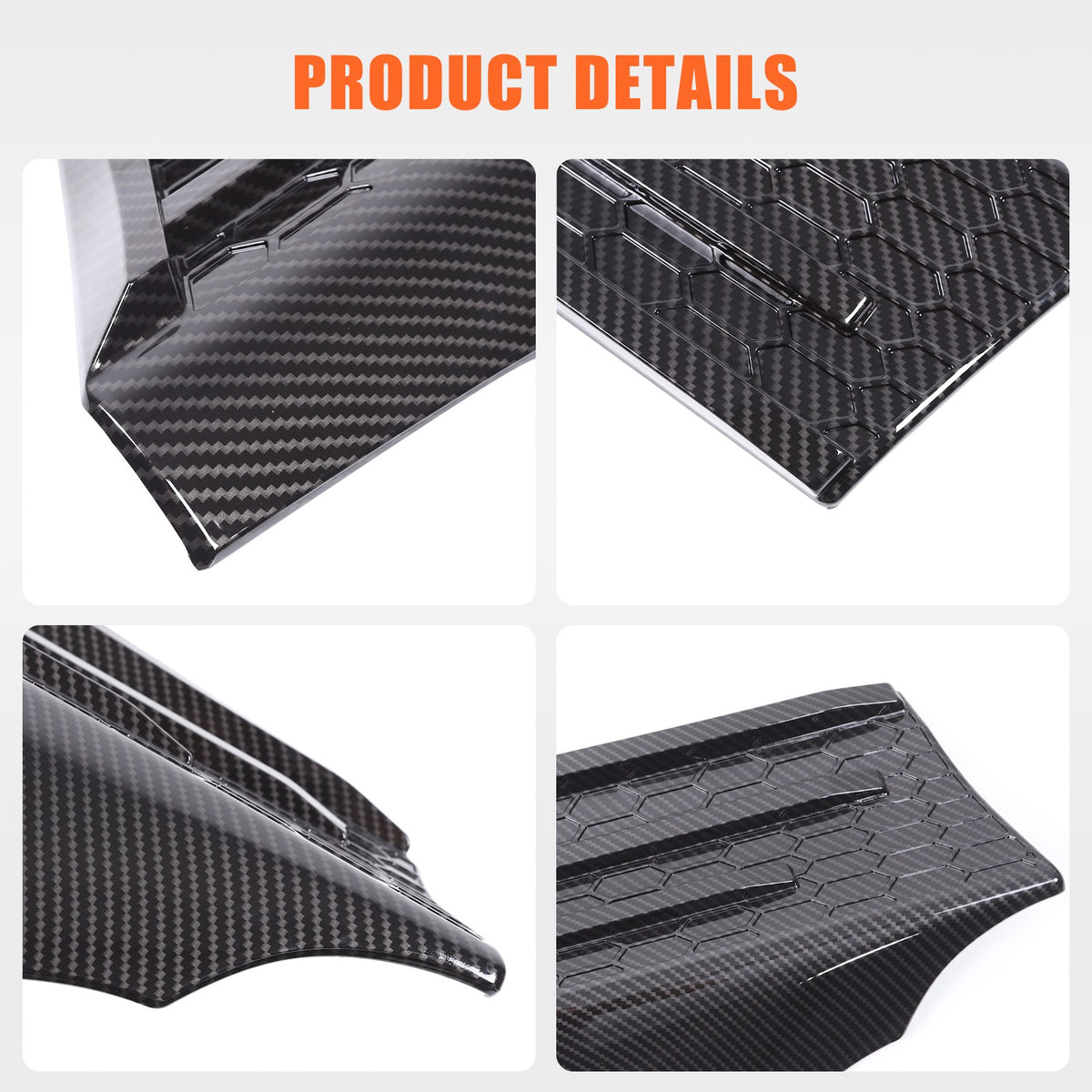 Carbon Fiber ABS Side Fender Upper Trim Cover For Toyota Tacoma 2016-2019 13