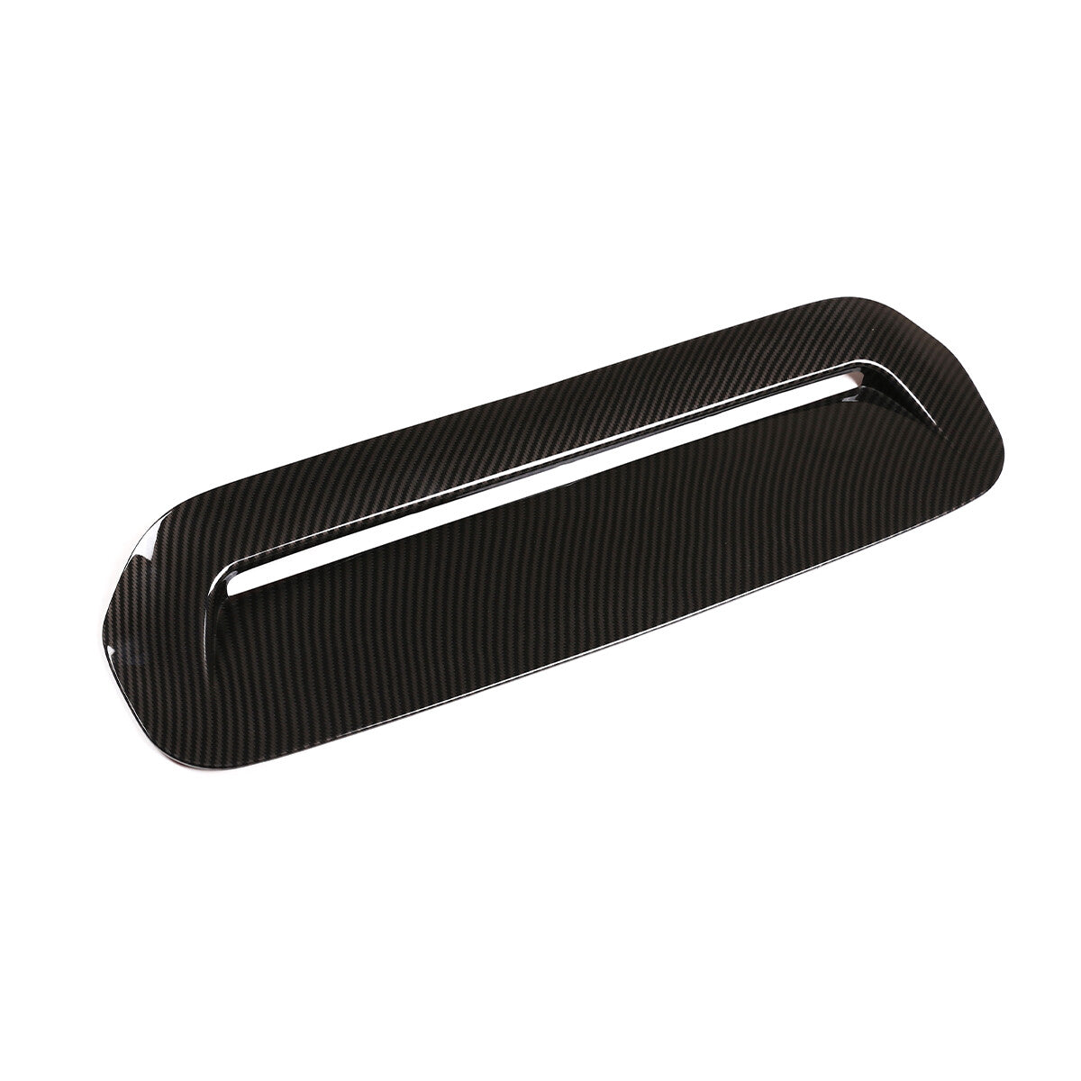 Carbon fiber engine hood air outlet vent cover trim for Toyota Tacoma 13-15 3
