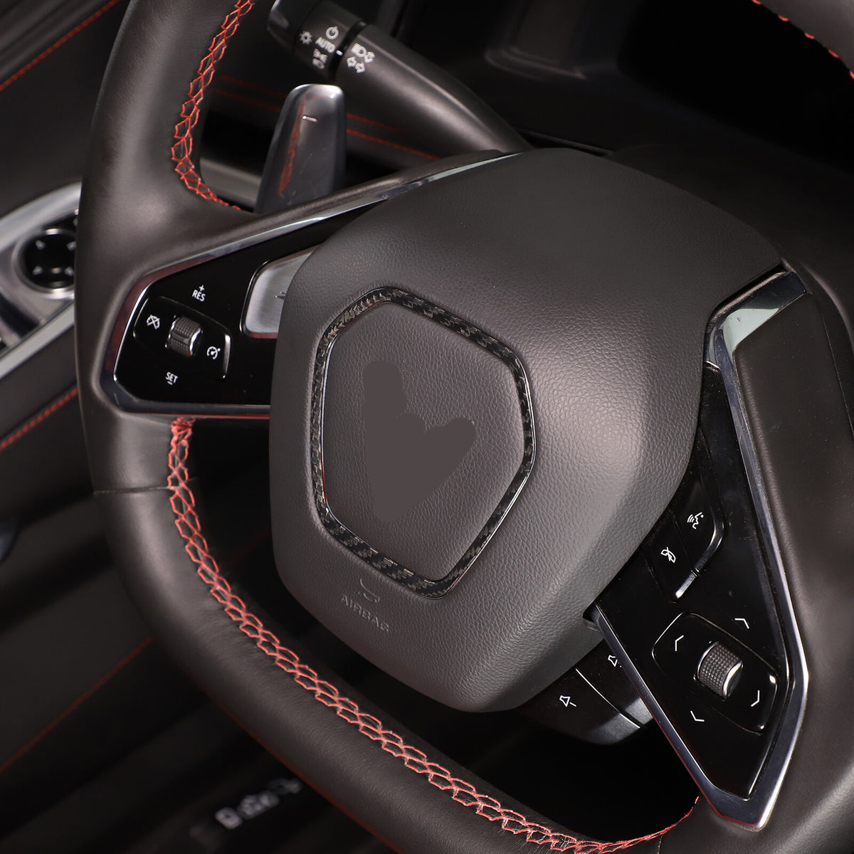 Real Dry Carbon Fiber Full Interior Center Set Trim Kit For Corvette C8 20-25 US - Styles 31-35 55