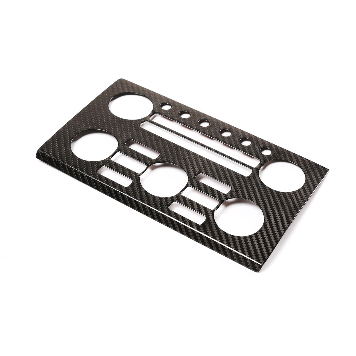 Real Carbon Fiber Central Control Volume Panel Trim for Nissan GTR R35 08-16 8
