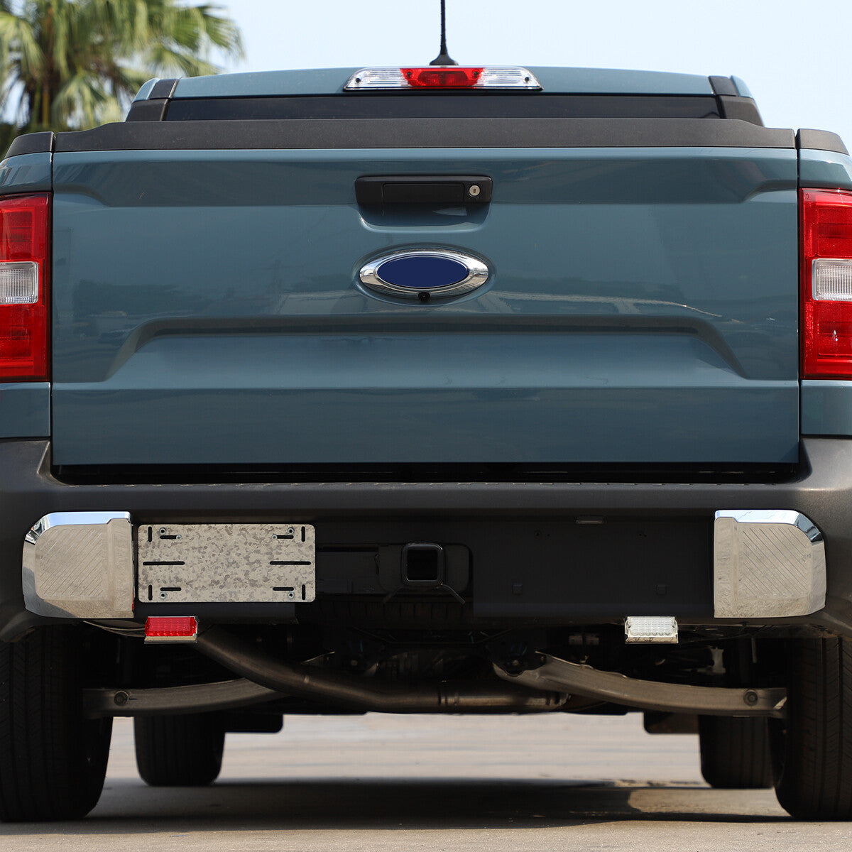 Chrome Exterior Front & Rear Bumper Corner Panel Trim For Ford Maverick 2022-23 3