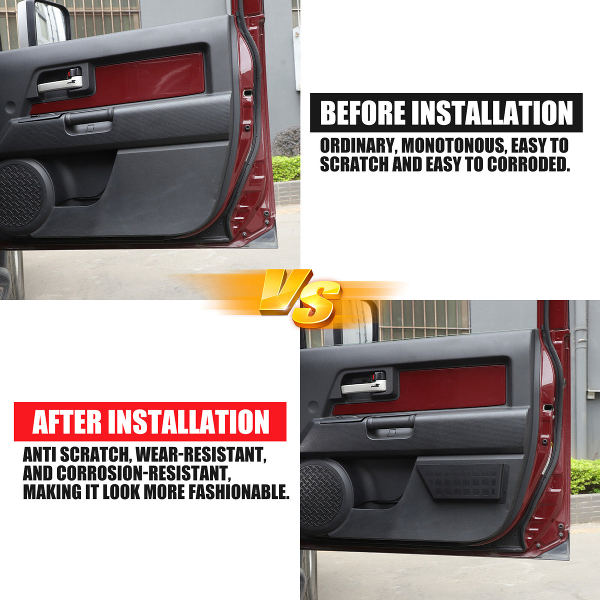 Car Rear Door Pocket Storage Box Organizer For Toyota FJ Cruiser 2007-2021 US 20