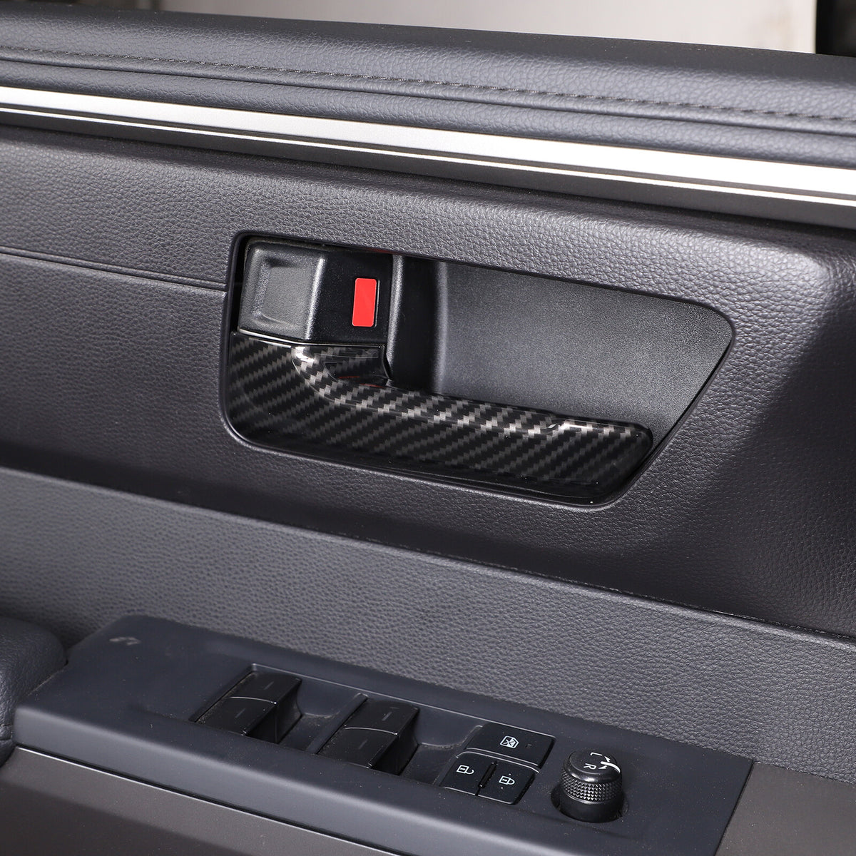 ABS Carbon Fiber Interior Set Cover Trim Kit For Toyota Tundra Sequoia SR 22+ - Styles 1-5 128