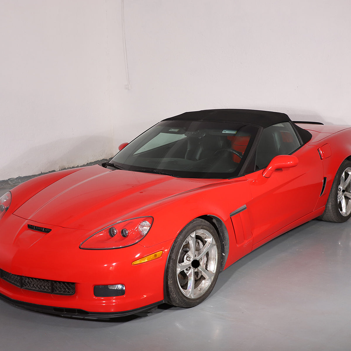 Real Dry Carbon Fiber Front A-Pillar Decorative Cover Trim For Corvette C6 05-13 7