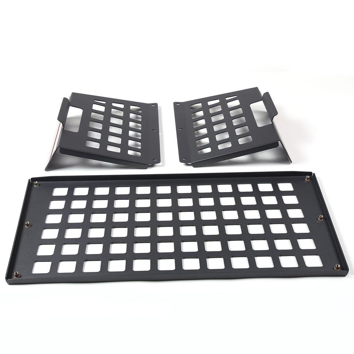 Front Roof Bag Storage Bracket Molle Panel Plate for Land Rover Defender 20-23 3