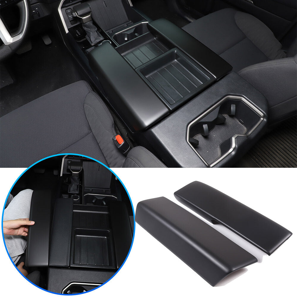 Matte Black ABS Interior Decoration Cover Trim Kit For Toyota Tundra 2022-26 US - Variants 21-25 37