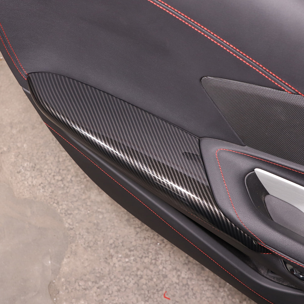 Carbon Fiber ABS Interior Full Decor Cover Trim Kit For Corvette C8 2020-2025 - Styles 26-30 26