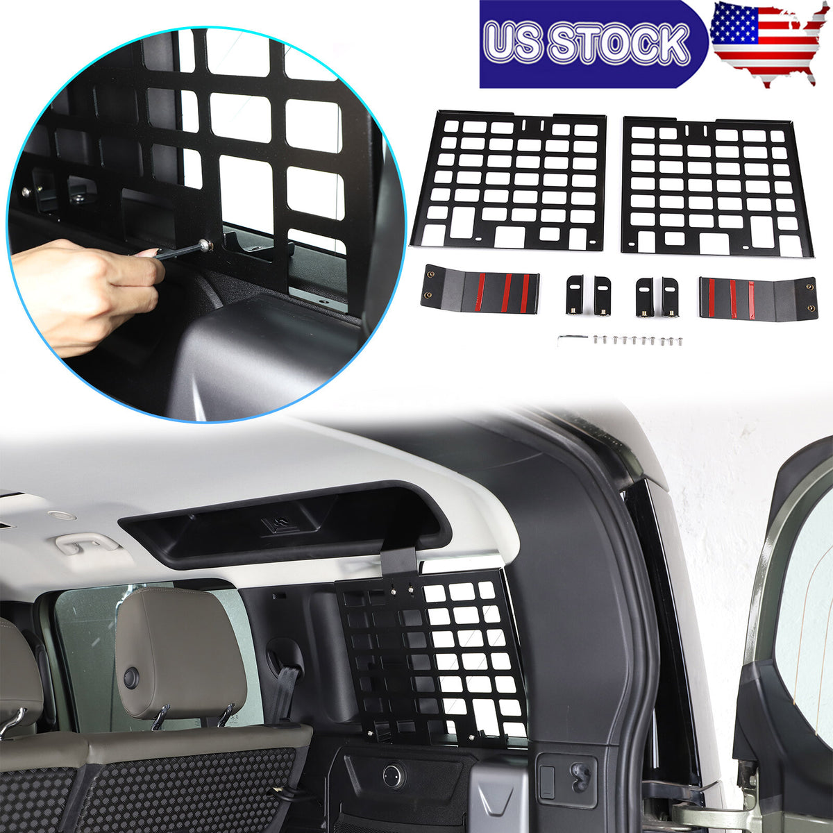 Rear Side Window MOLLE Storage Flank Panel For Land Rover Defender 110 2020-2023 1