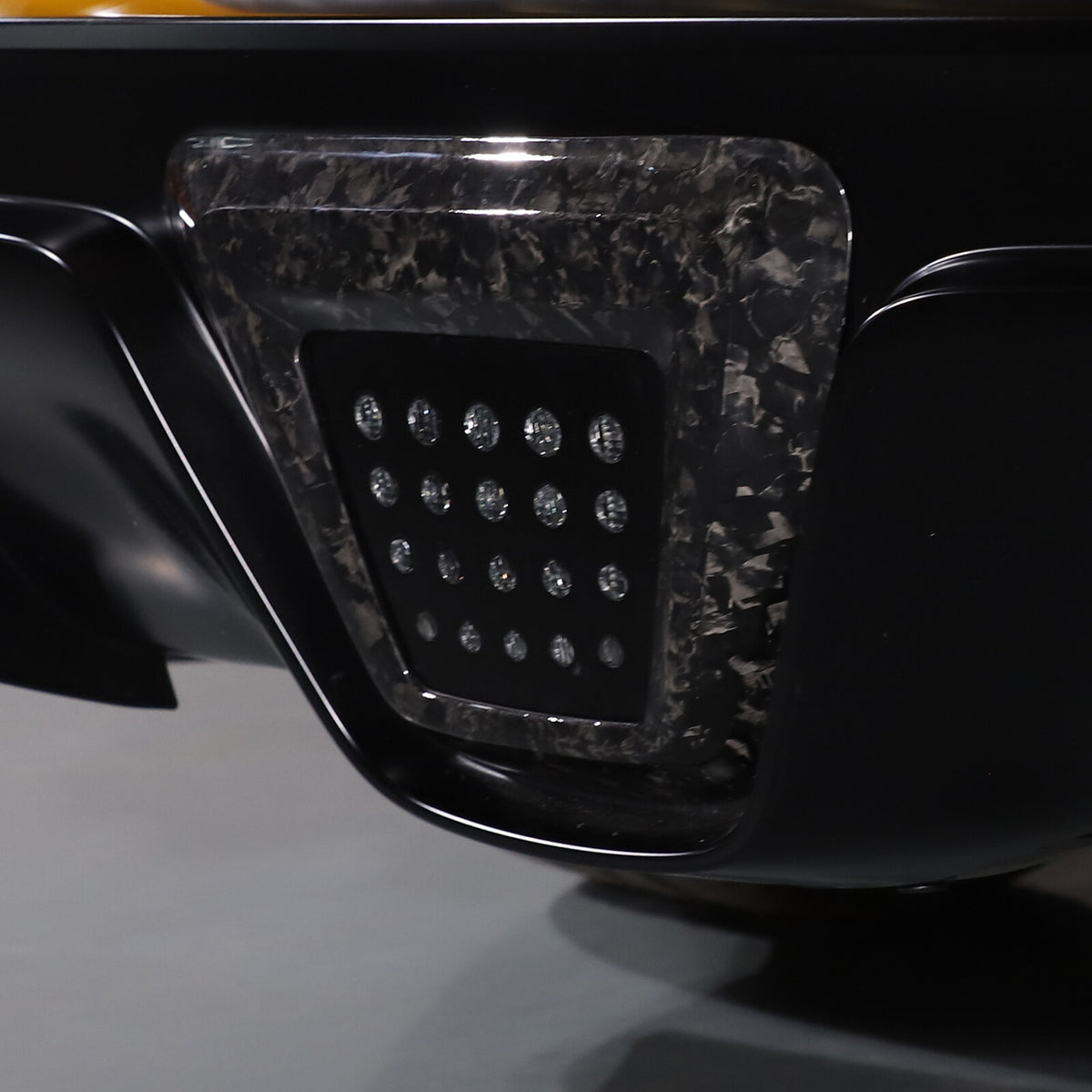 Forged Carbon fiber Rear lower Bumper brake light frame For Toyota Supra 2019-24 14