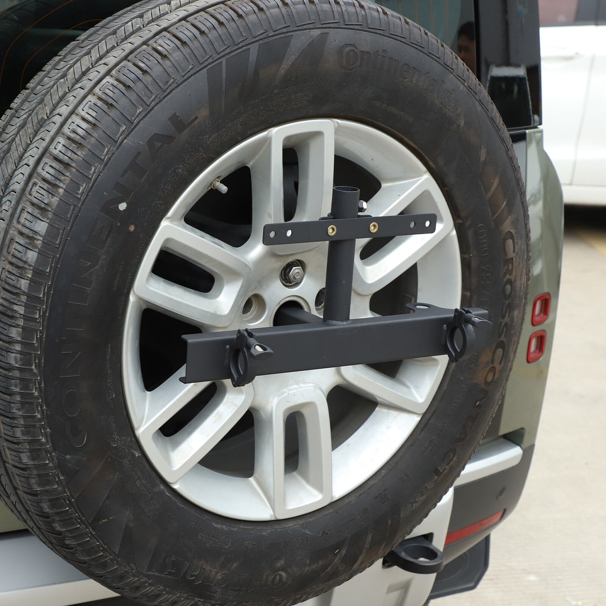 Rear License Plate Flagpole Holder Bracket Accessories For Land Rover Defender 5