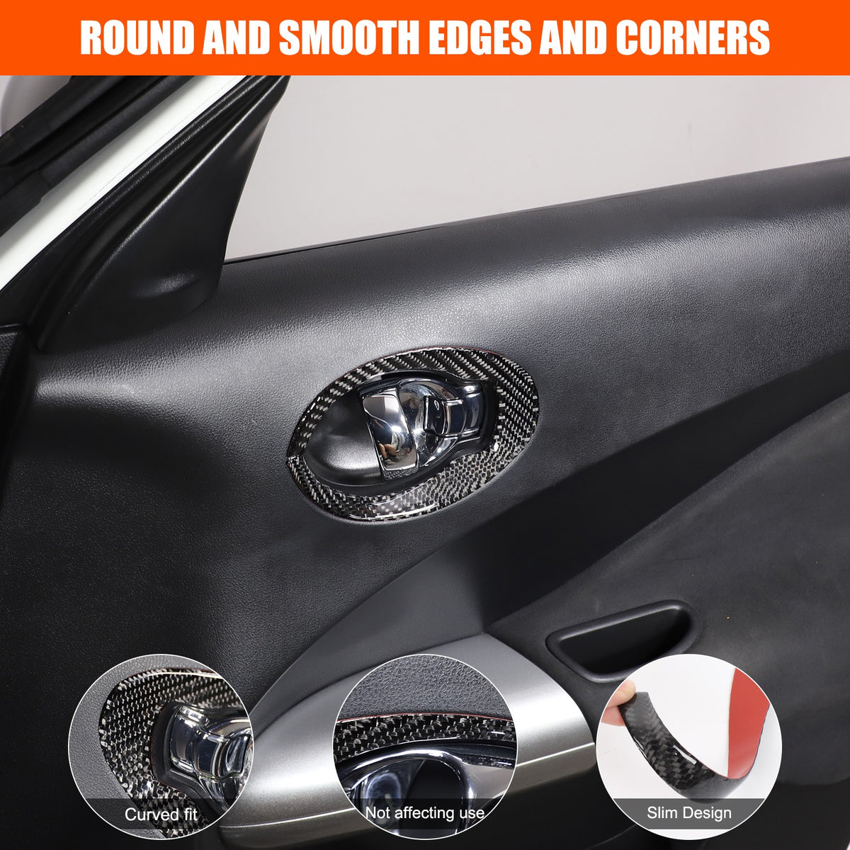 Soft Carbon Fiber Interior Center Console trim Sticker For Nissan Juke 2011-2019 25