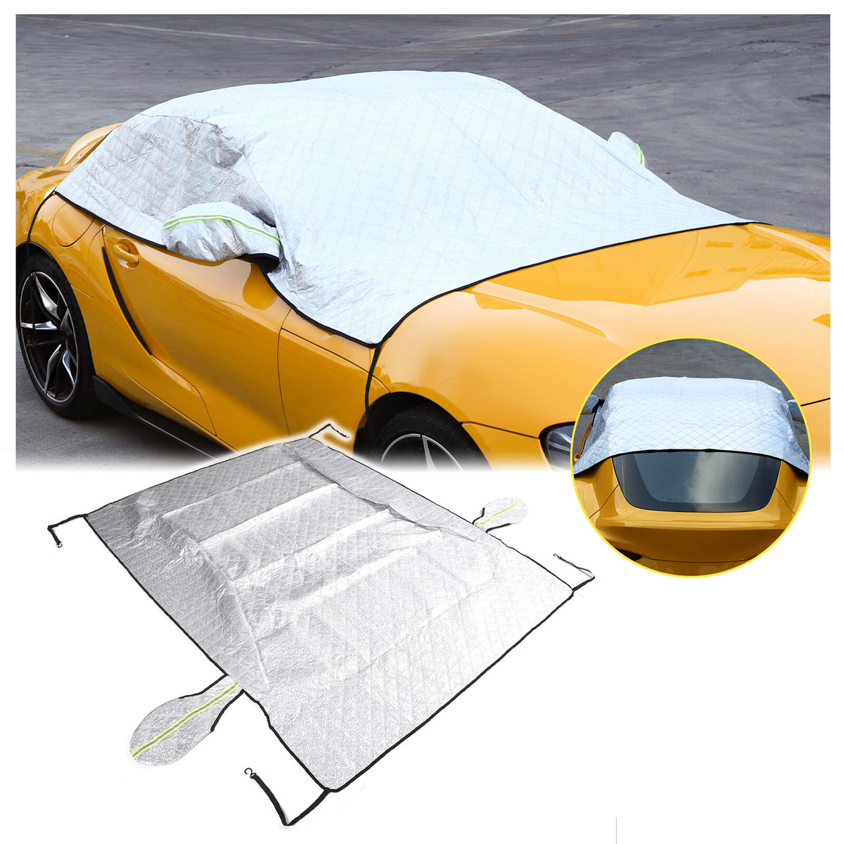 Car Windshield Snow Cover Front Winter Guard Protector For Toyota Supra 19-24 US 17