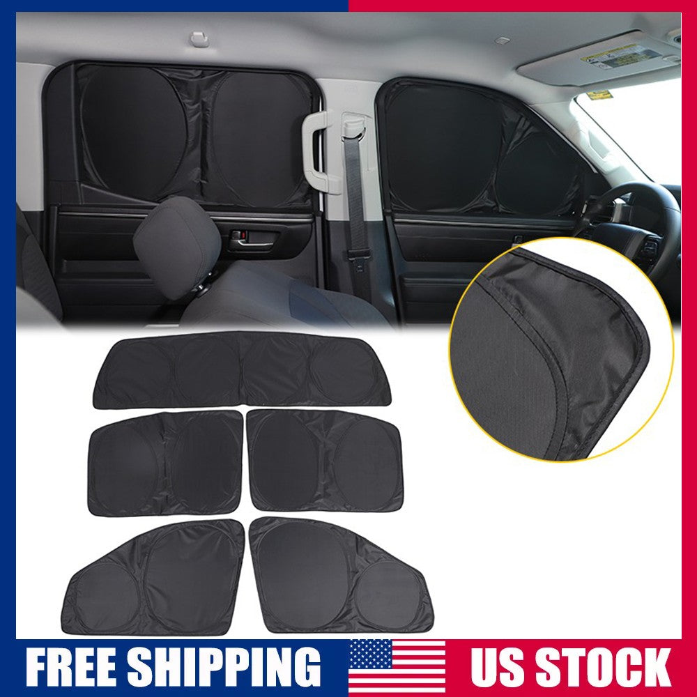 Car Full Window Sunshade Cover Shades Sun Visor For Toyota Tundra 2022+ US 1
