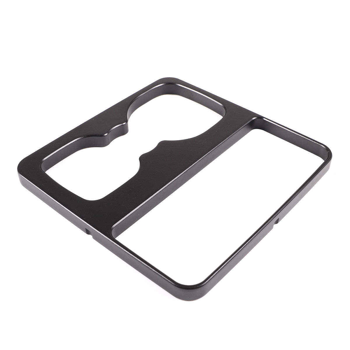 Black Aluminum Cup Holder Spacer Riser For Land Rover Defender L663 2020-2021 14