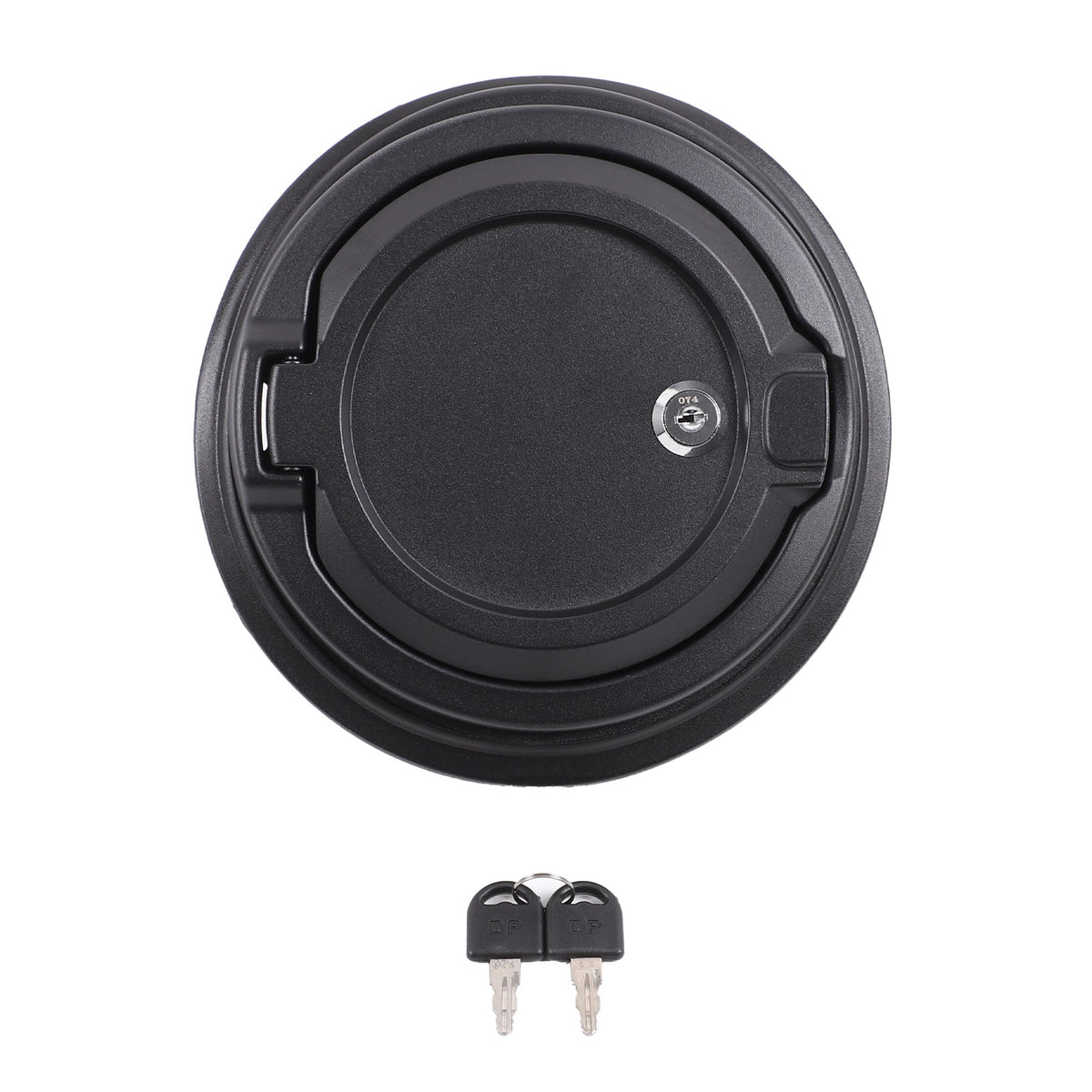 ABS+Aluminum Fuel Tank Lock Cover Trim Cap For Hummer H3 2005-2009 14