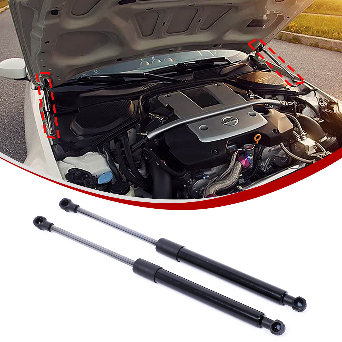 Front Hood Lift Support Strut Shock Hydraulic Rod For Nissan 350Z Z33 2003-2008 5