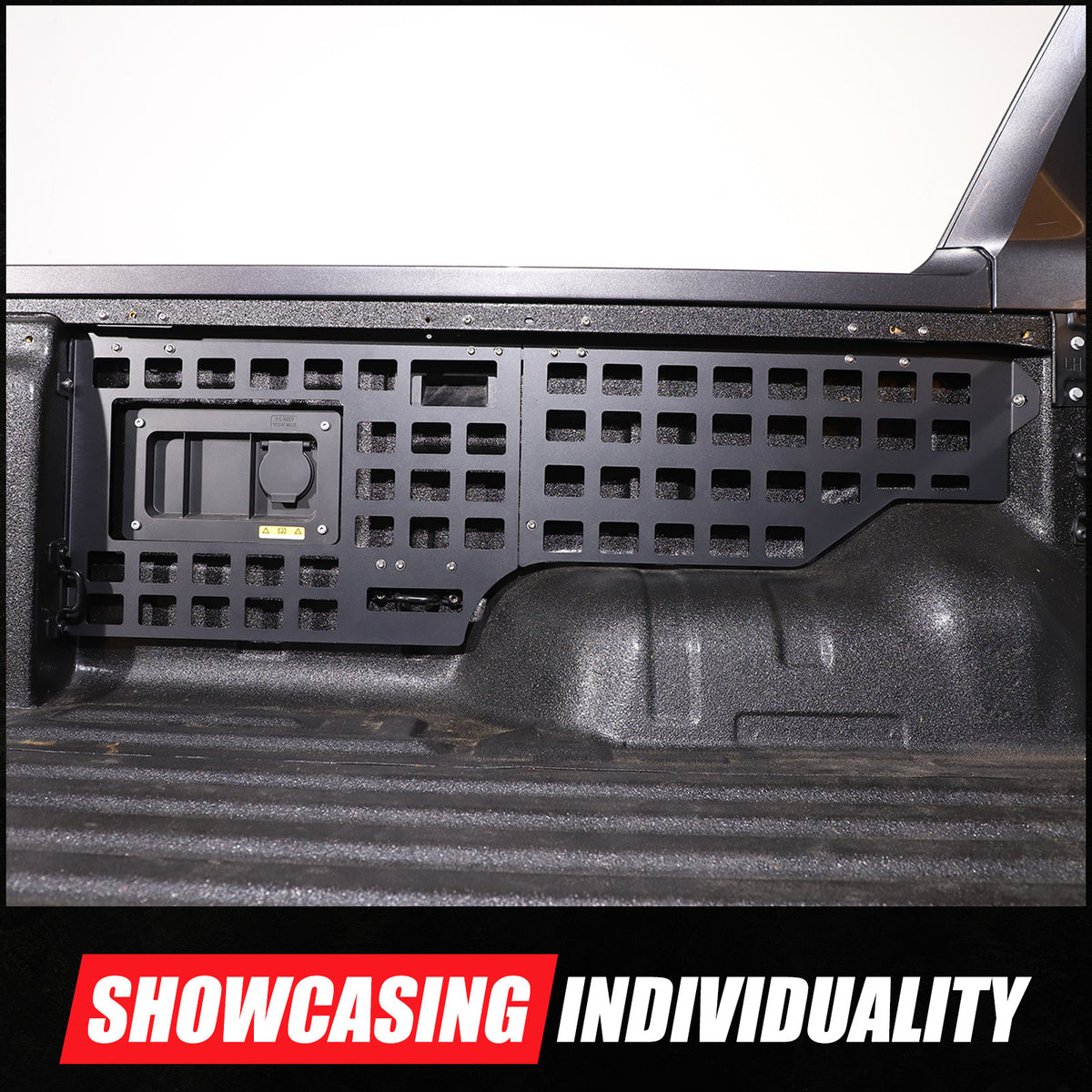 Tailgate Body Armor Side Bed Molle Panel Storage Rack for Ford Ranger 2024-2025 5