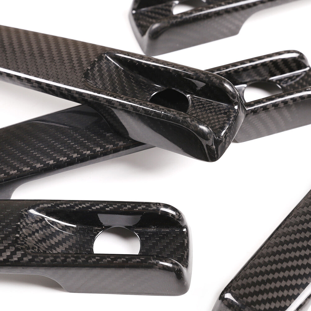 Carbon Fiber For Benz G Class W463 G350 G400 G500 2019+ Door Handle Cover 4