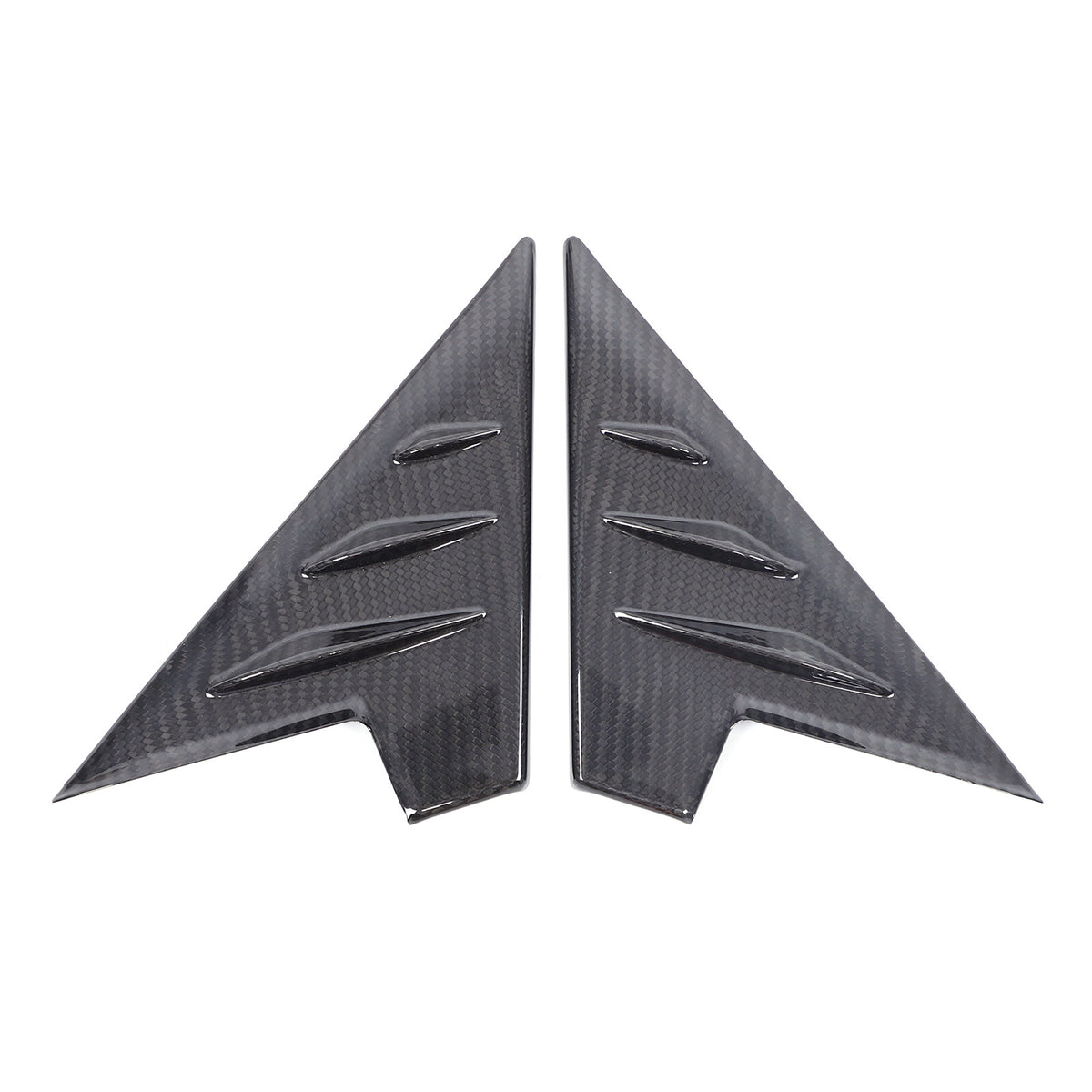 Real Carbon Fiber Front A-pillar Triangular Panel Trim For Alfa Romeo Tonale 10