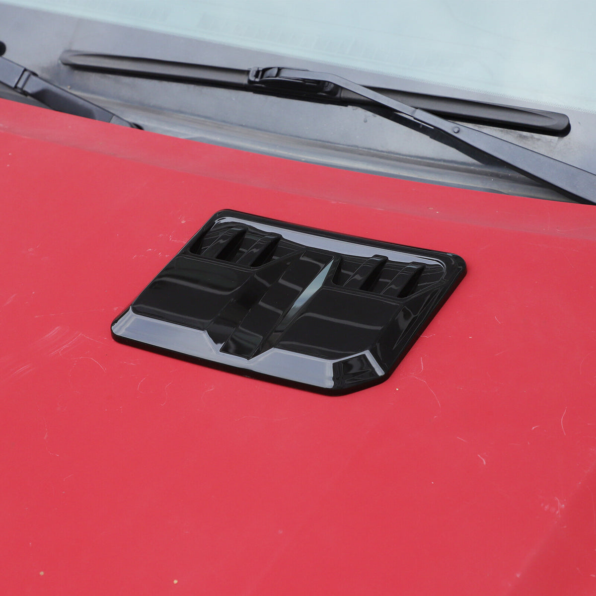 Glossy Black Hood Engine Air Vent Cover Trim For Toyota Tacoma 2015-2022 US 15