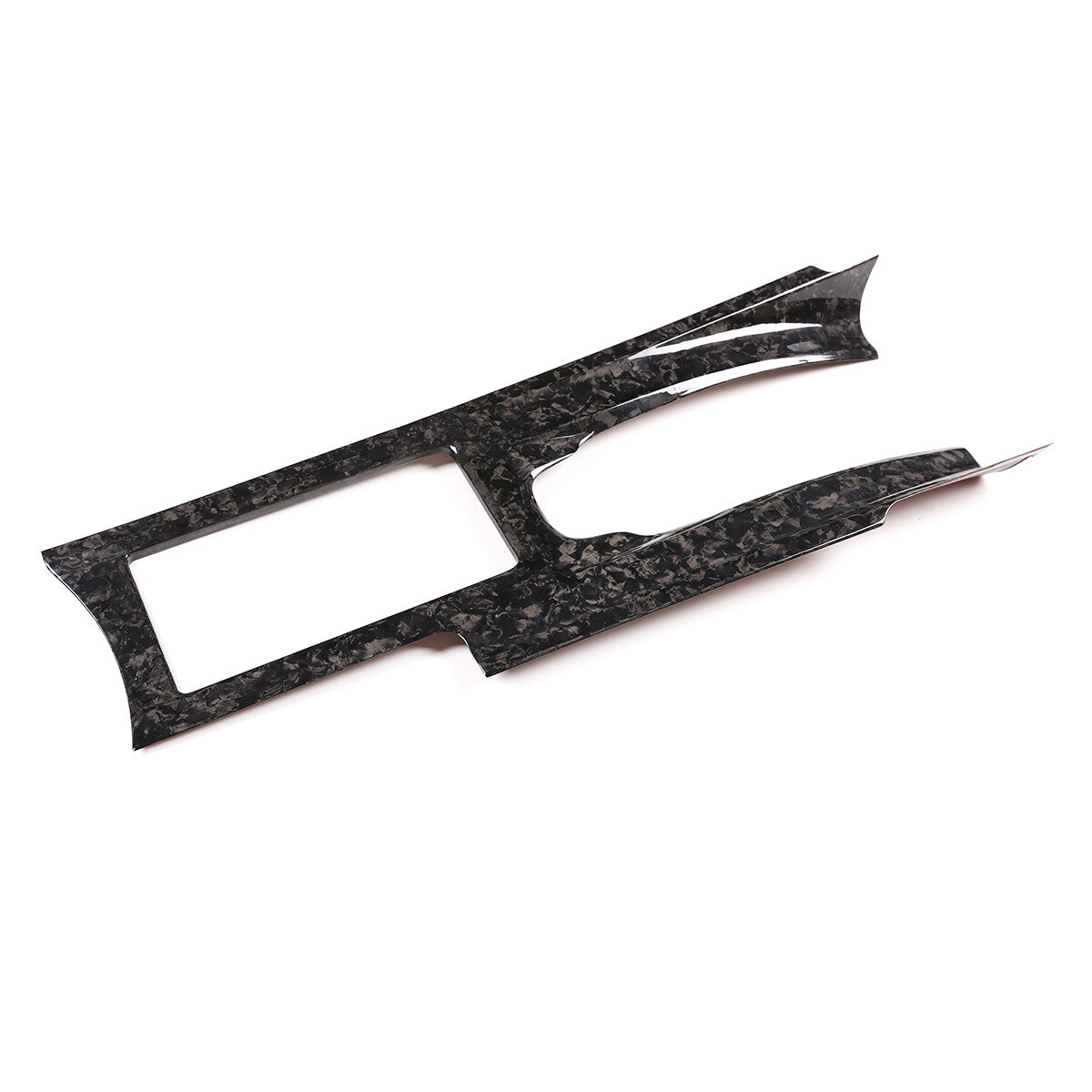 Forged Carbon Fiber Car Center Control Gear Panel Trim For Nissan GTR R35 08-16 12