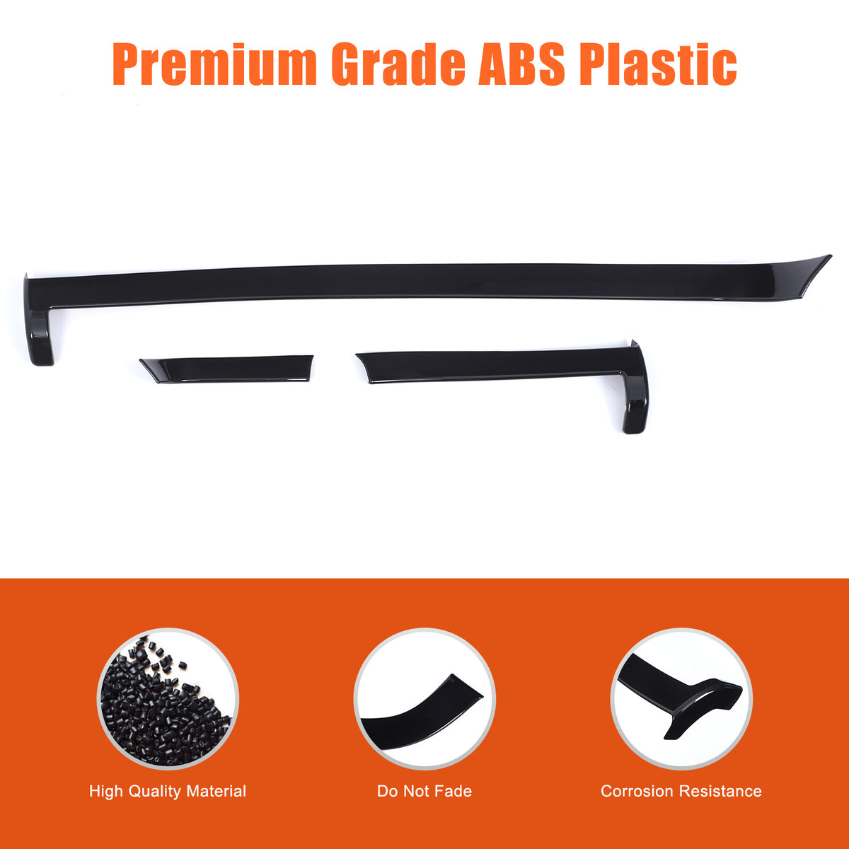 Glossy Black Center Console Air Vent Trim Strip For Hyundai Santa Cruz 2022+ US 20