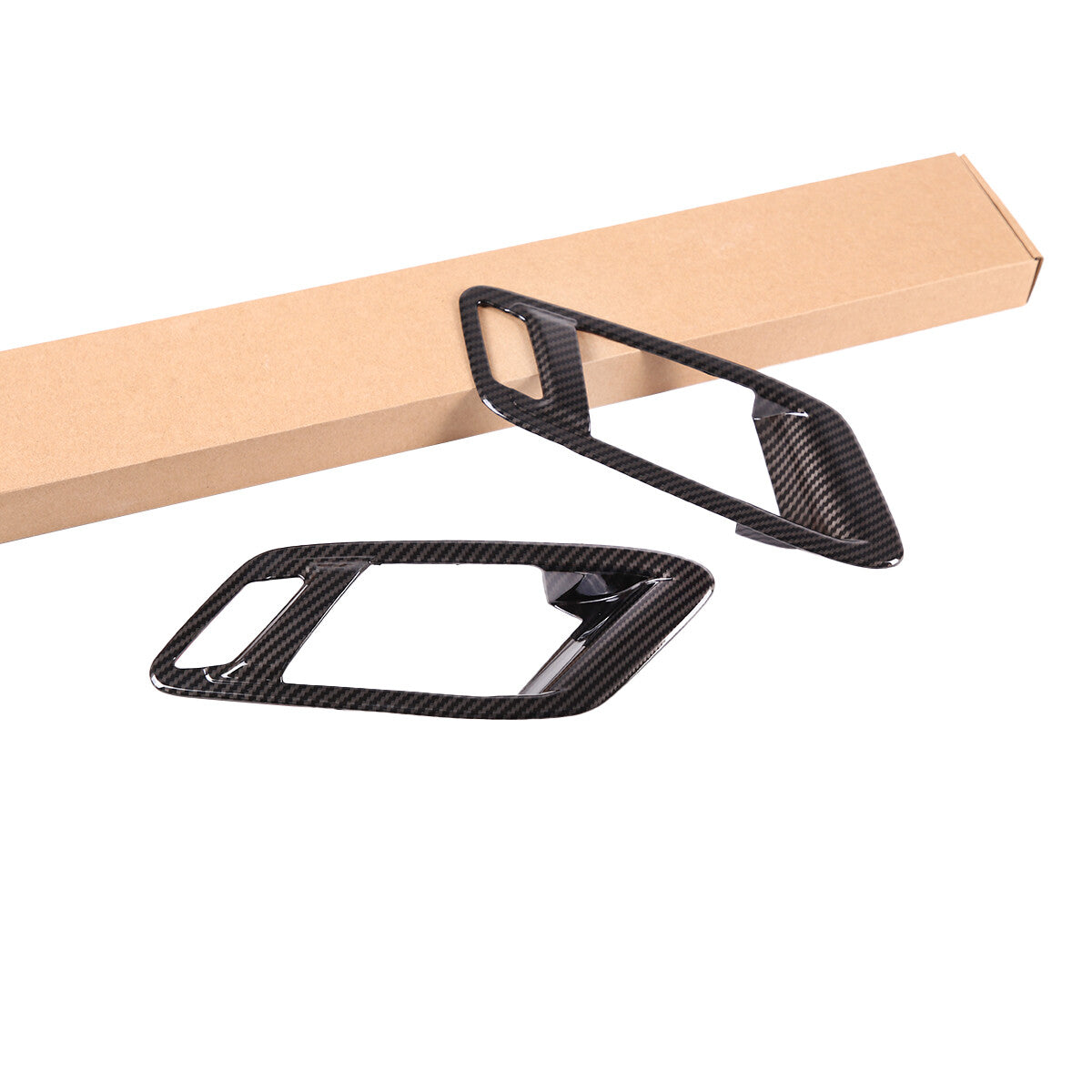 ABS Carbon Fiber Interior Door Handle Cover Trim Frame For Toyota Supra 19-24 10