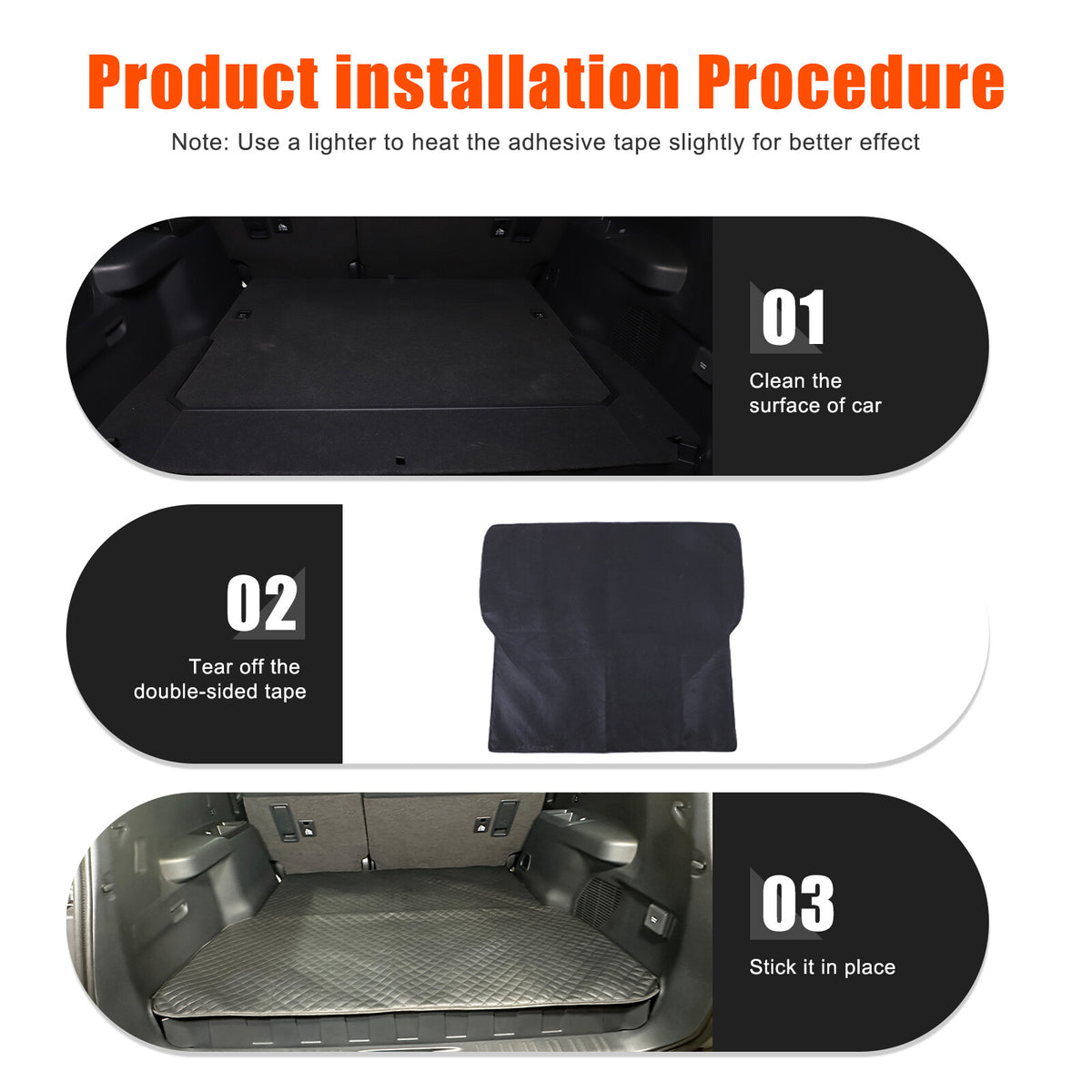 Cargo Trunk Tray Liner Rear Trunk Floor Mat For Toyota Land Cruiser LC250 24+ 14