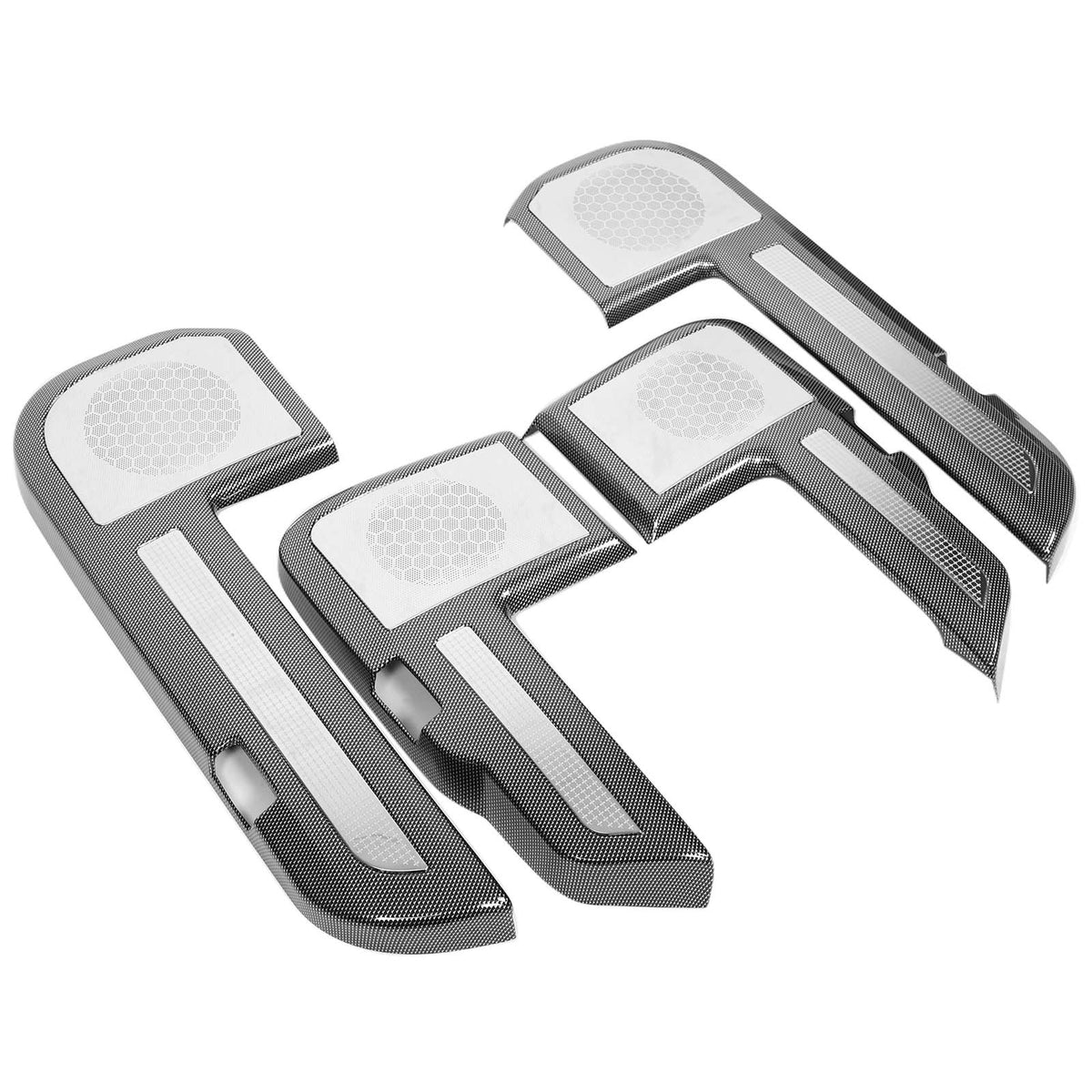ABS Carbon Fiber Door Anti‑Kick Panel Trim For Toyota Land Cruiser LC250 24+ US 20