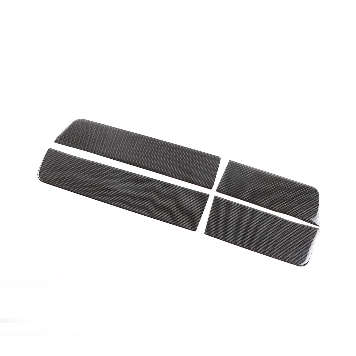 Carbon Fiber Interior Door Armrest Panel Trim Sticker For Hummer H2 2003-09 16