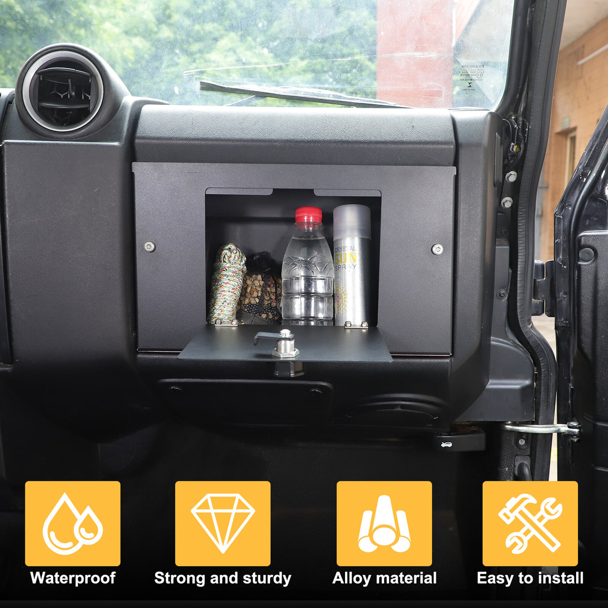 Passanger Side Vault Safe Box Cargo Storage Lock Box For LR Defender L316 04-18 10