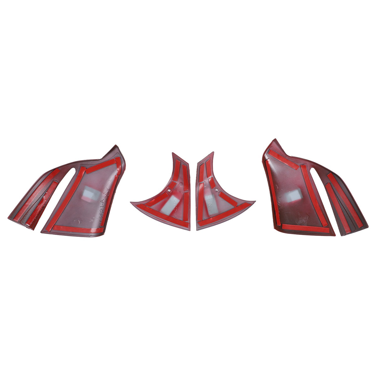 Sport Red ABS Exterior Side Mirror Bottom Cover Trim For Corvette C8 2020+ US 12