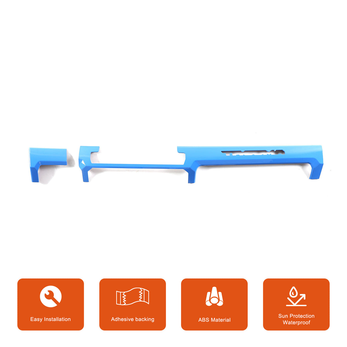 Blue ABS Console Center Dashboard Cover Trim For Toyota Tacoma SR SR5 2024-2025 12