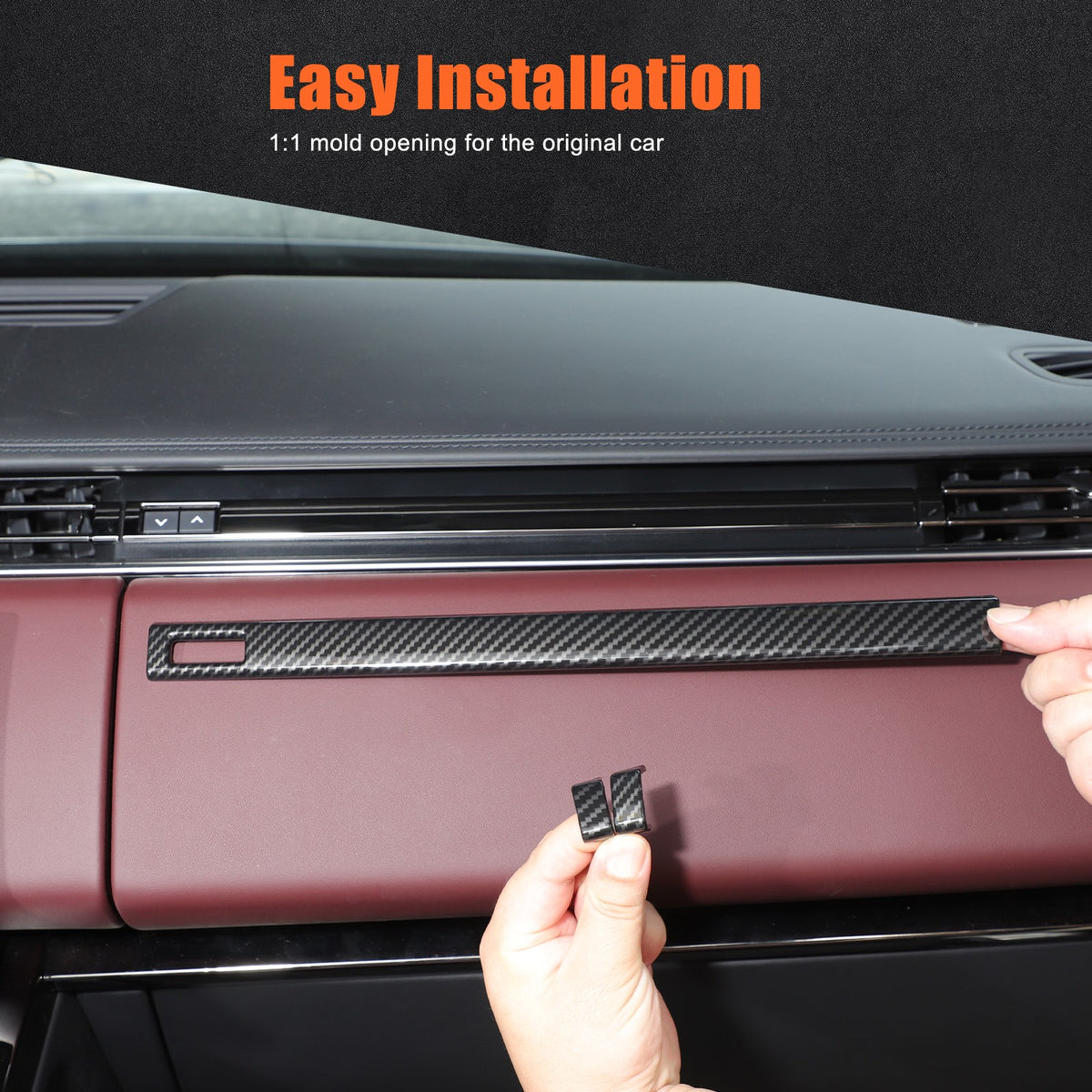 Carbon Fiber Dashboard Air Vent Side Trim For LR Range Rover Sport/Vogue 23+ US 11