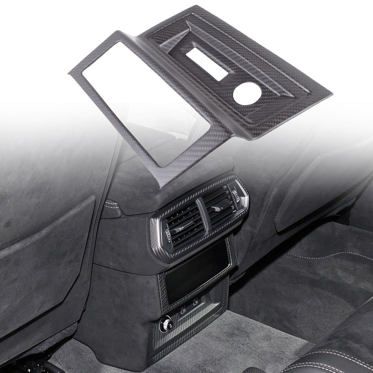 Matte Real Carbon Fiber Rear Air Vent Trim For Lamborghini Urus/Urus SE 2022+ 6