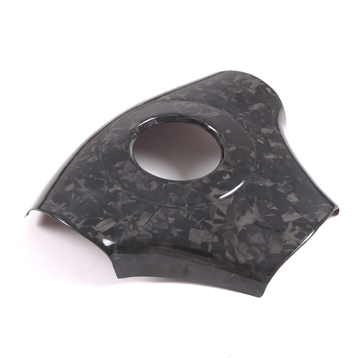 Forged Real Carbon fiber Center Steering wheel trim cover For Corvette C6 05-13 14