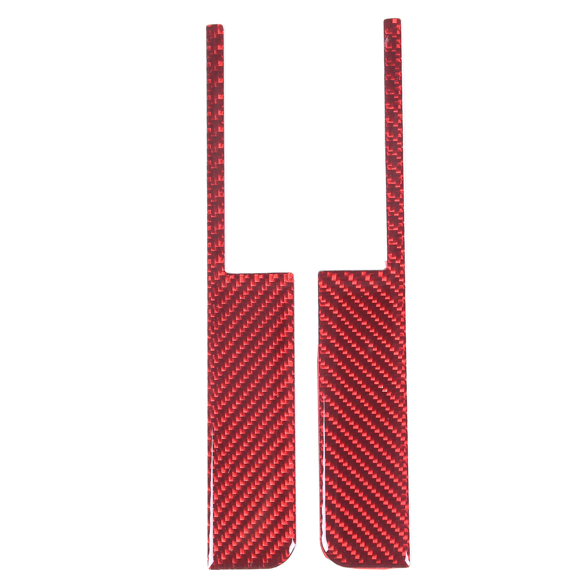 Red Soft Carbon Fiber Interior Decor Trim Kit Cover Set For Corvette C8 20-25 77
