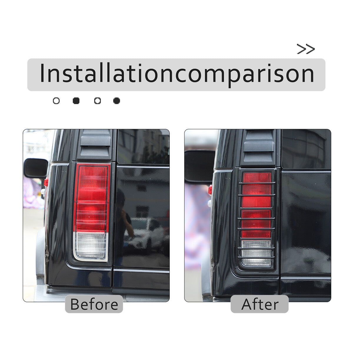 Glossy Piano Black Front Bumper Exterior Trim Cover Set For Hummer H2 2003-2009 - Styles 6-10 56