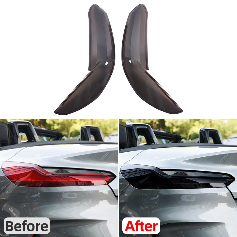 Smoked Black Rear Tail Light Guard Decor Cover Trim Bezels For BMW Z4 G29 2019+ 3