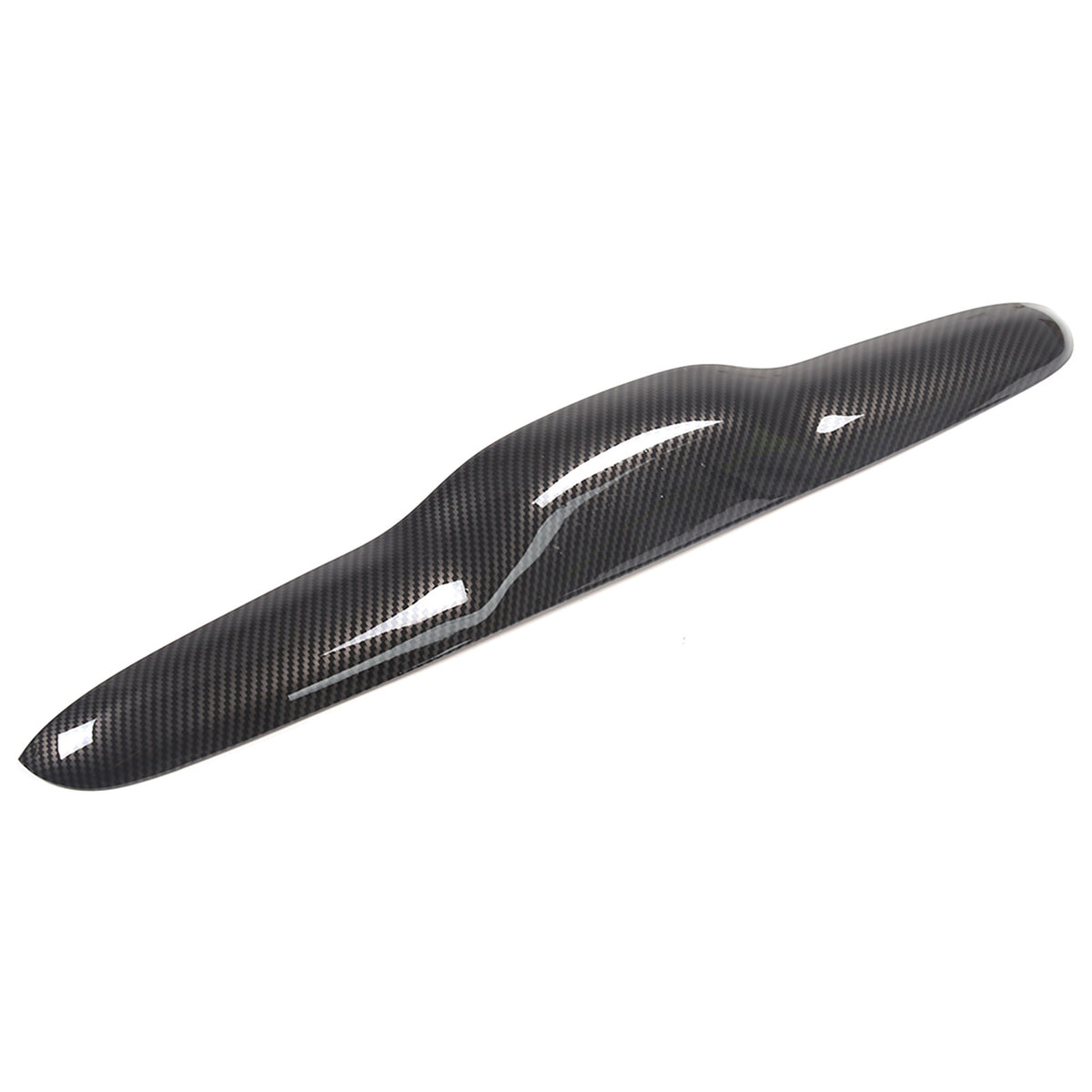 ABS Carbon fiber Tailgate Trunk Handle Cover Trim For FIAT 500 2011-23 15