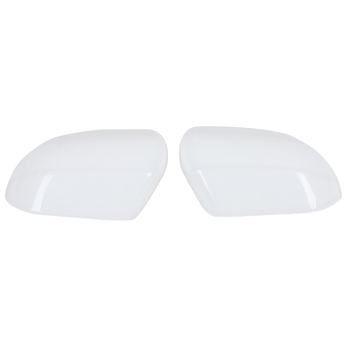White ABS Exterior Rearview Mirror Cover Trim For Toyota Tundra/Sequoia 2022+ US 24