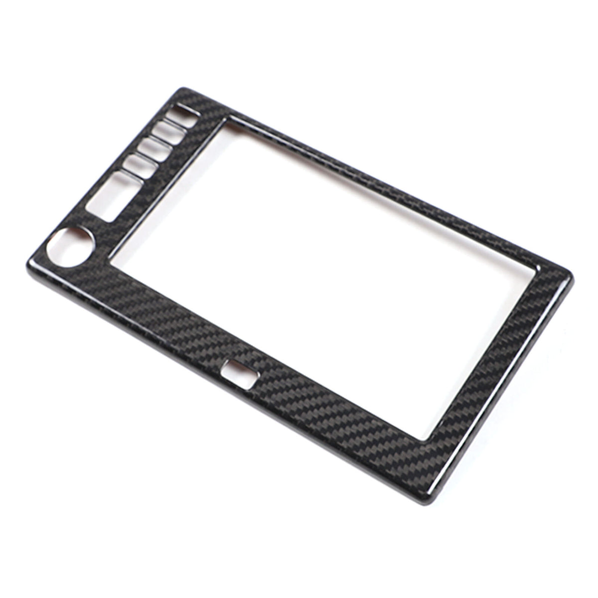 Real Carbon Fiber Center Navigation Screen Trim Cover For Corvette C6 2005-13 9