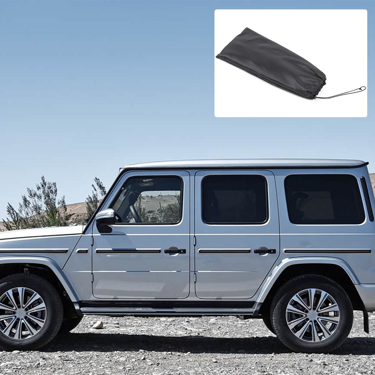Rear Door Window Sun Shade For Mercedes-Benz G-Class W463 G500 2004+ 2