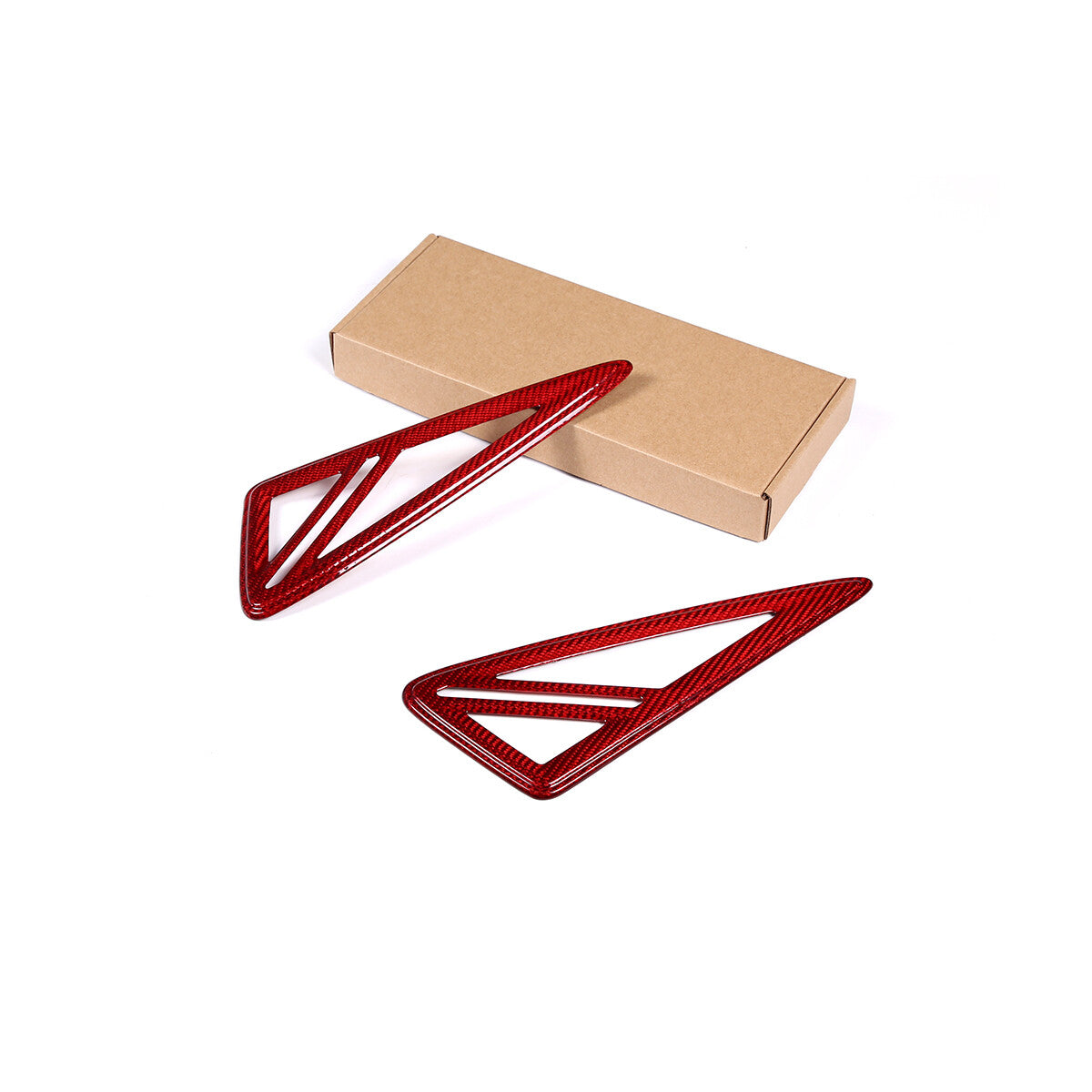 Red Car Side Wing Air Flow Fender Vent Trim Sticker For Lamborghini URUS 18-23 8