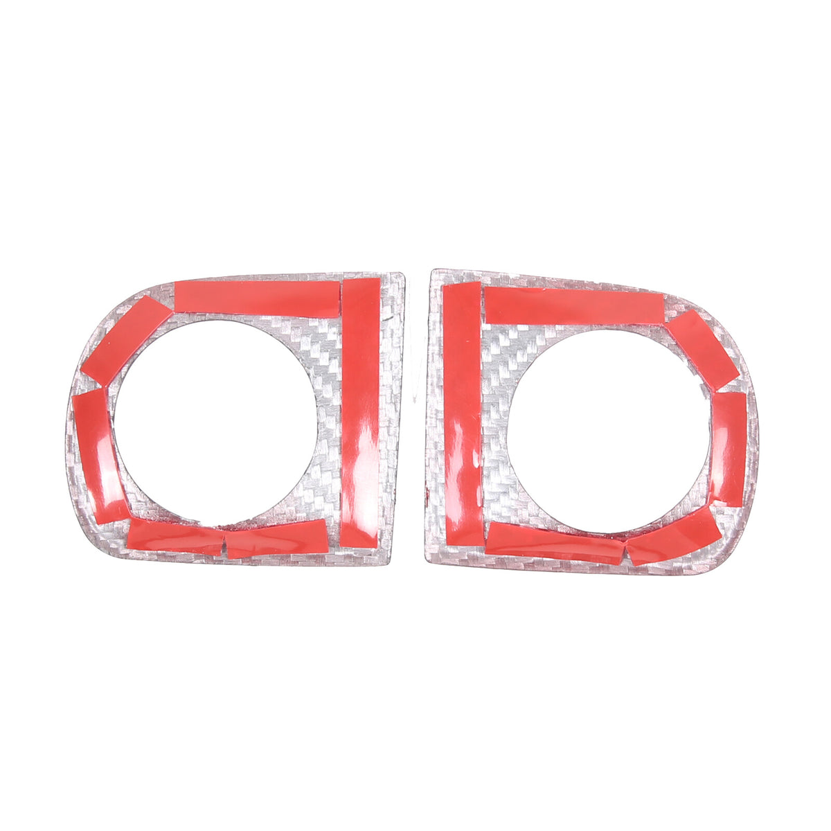 Red Real Carbon Fiber Full Interior Set Decor Trim Kit for Corvette C8 20-25 - Styles 31-35 41